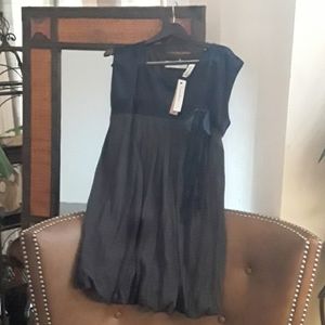 pleated bubble bottom dress by Laundry